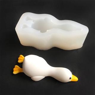  Khuôn Silicon Hình Con Vịt Năm Dài - Khuôn Silicon Hoạt Hình 3D Khuôn SILICONE hình 3D Làm Thạch Topping Trà Sữa 