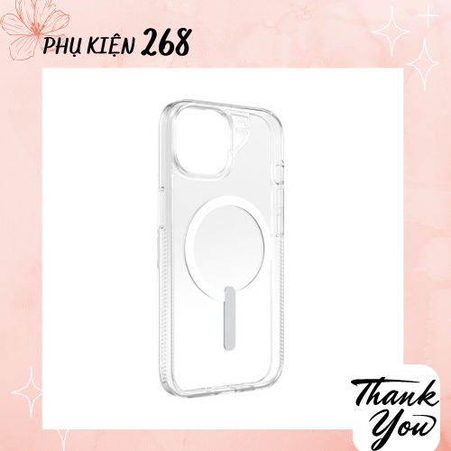 Ốp Lưng IPhone Trong Suốt Chống Sốc Hỗ Trợ Từ Tính Sạc Không Dây cho Ip11 12 13 14 15 16 17 plus [ms