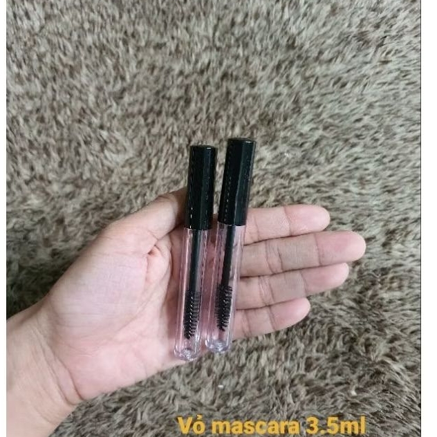 vỏ mascara 3.5ml màu đen tặng phễu mini