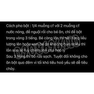 BỘT ĂN DẶM VỖ BÉO CHO SÓC BAY ÚC