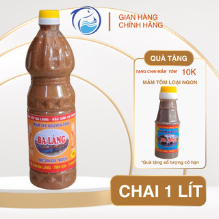  Mắm tép Ba Làng Thanh Hóa loại đặc biệt 1kg  tặng kèm 100 gr mắm tôm ăn thử  