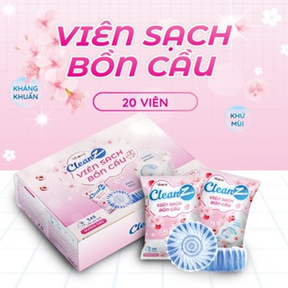 Combo 20 viên thả bồn cầu GETO khử mùi tẩy sạch nhà vệ sinh, chai xả bỏ bồn cầu màu xanh để thơm mát,đặt toilet