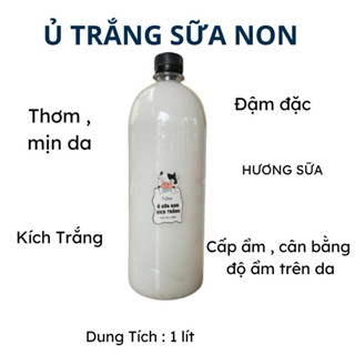 Chai 1000ml ủ sữa non kích trắng cho face và body