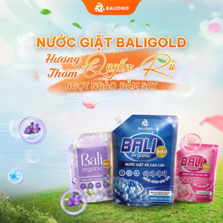(Rẻ vô địch) 1 thùng 4 túi Nước giặt túi Bali gold organic, túi 3 lít