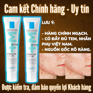  KEM DƯỠNG MỤN THÔNG THOÁNG LỖ CHÂN LÔNG VÀ THÂM EFFACLAR DOU+ LA ROCHE POSAY 