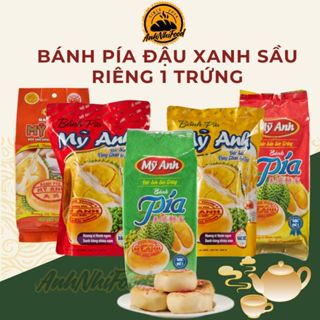 Bánh Pía Sóc Trăng Mỹ Anh đậu xanh sầu riêng 1 trứng 500g, bánh pía Mỹ Anh đặc sản Vũng Thơm