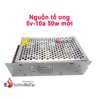 Nguồn tổ ong 5V 10A 50w mới