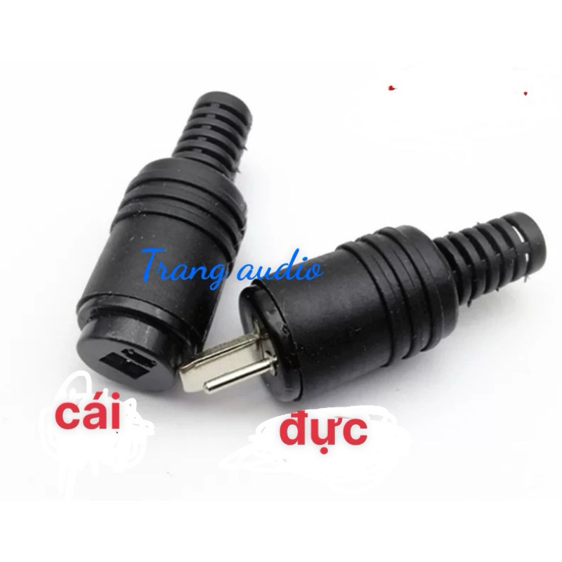 Jack loa châu âu DIN dẹt tròn (đơn giá 1 cặp)