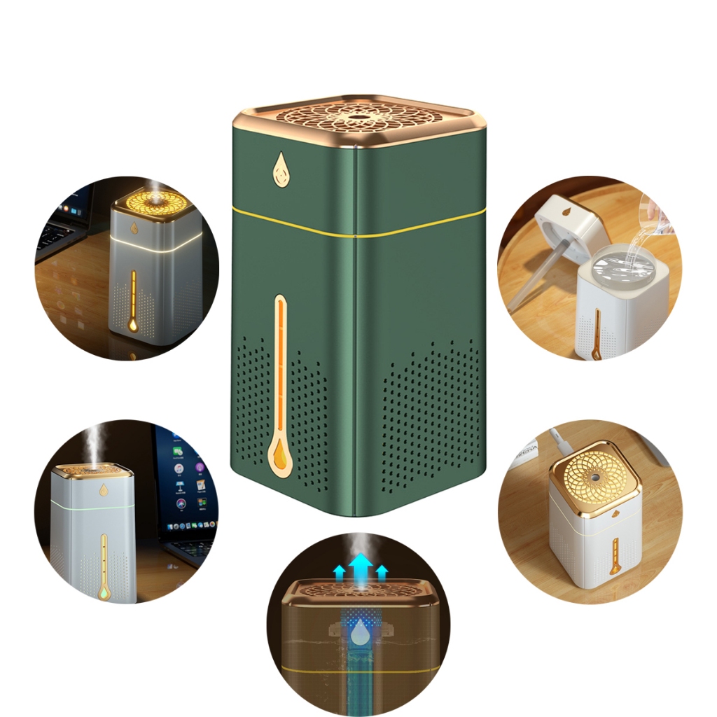 Máy Phun Sương Padabanic950ml Giữ Ẩm An Toàn Tiện Lợi Tích Hợp Đèn Ngủ 7 Màu