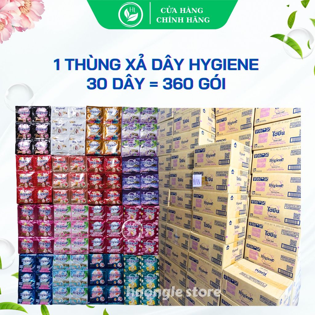 1 THÙNG NƯỚC XẢ DÂY HYGIENE (30 DÂY = 360 BICH) ĐẬM ĐẶC