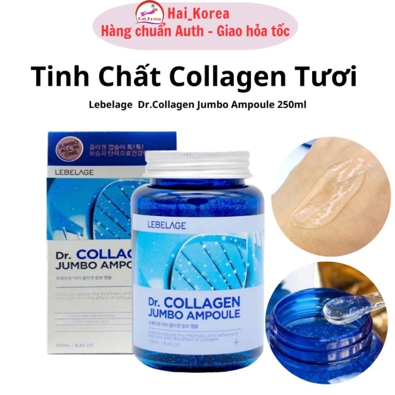 Tinh Chất Collagen tươi Lebelage Dr Collagen Jumbo Ampoule 250ml