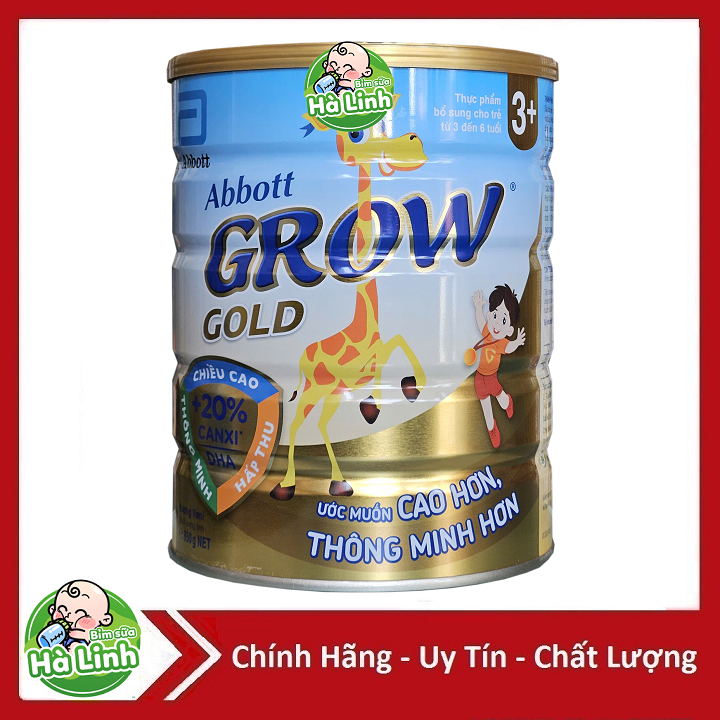 Sữa bột Abbott Grow Gold 3+ 900g [HSD 2026]