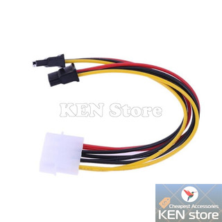 Cáp chuyển cổng IDE 4 pin thành 2 cổng Sata dành cho các bộ nguồn máy tính thiếu cổng Sata