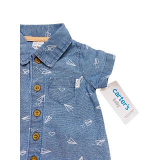 [3-9M] Romper Body đùi Car.ter's cho bé trai 0-24M