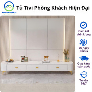  Kệ tivi phòng khách Kệ tivi Tủ tivi mặt kính cường lực Kệ tivi bọc da cao cấp Kệ tủ tivi sang trọng hiện đại M198 