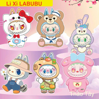 Bao Lì Xì Chibi Mẫu Siêu Hót LABUBU [Sỉ 500-1.000 Cai] Giấy dày cứng có dạ quang