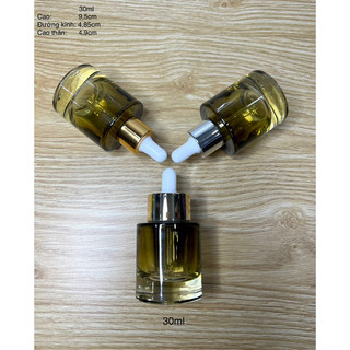 Chai đựng serum 15ml 30ml màu vàng , xanh siêu đẹp