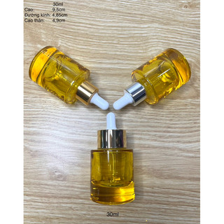 Chai đựng serum 15ml 30ml màu vàng , xanh siêu đẹp