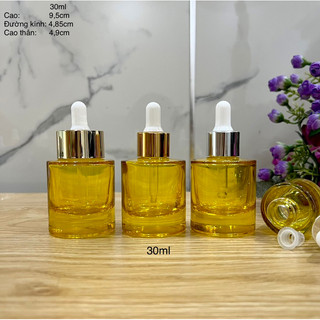 Chai đựng serum 15ml 30ml màu vàng , xanh siêu đẹp