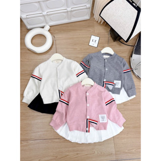  ÁO CADIGAN len lông thỏ xinh xắn cho bé gái đi chơi  đi học   sẵn full sz đến 25kg  sz to chờ ạ  