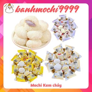 Bánh Mochi Kem Lạnh Nhân Chảy Mclune Dẻo Phủ Dừa Nhân Kem Vị Khoai Môn, Sầu Riêng, Bơ Sữa Date Mới