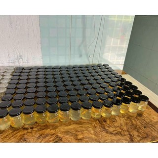 Combo  - 50  - Hũ chưng yến 75ml .( Thủy tinh nắp thiếc màu Đen . )