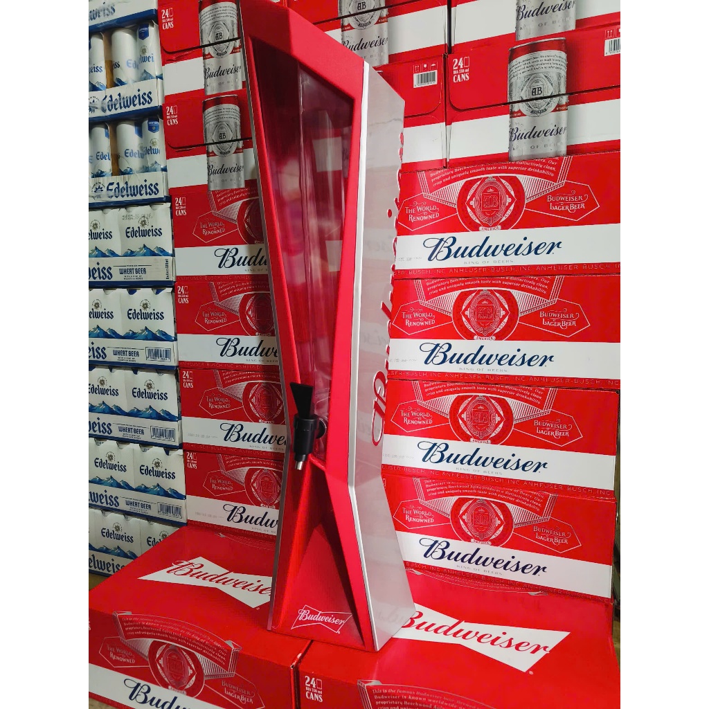 Tháp bia Budweiser 3 lít