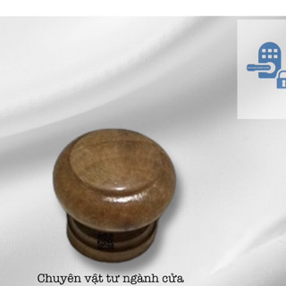 3 cái Núm tay nắm gù tủ bằng gỗ .