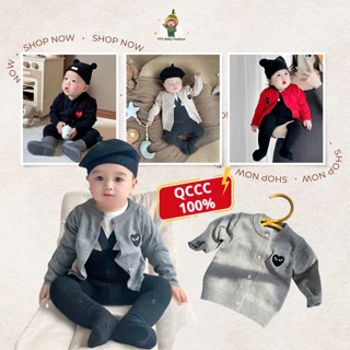  Áo Cardigan Cho Bé TTT Baby Chất Len Cao Cấp Cho Bé Trai Bé Gái Quần Áo Trẻ Em Size 3-13kg 