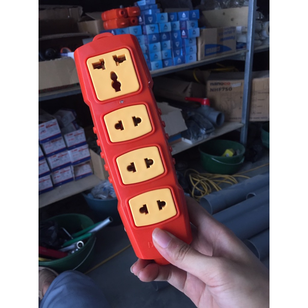 Hinoki Ổ cắm chịu tải 2,3,4,6 - công suất 6000W (chưa có dây,)