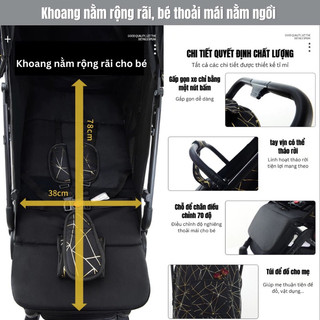 Xe Đẩy Cho Bé Gấp Gọn, Xe Đẩy Em Bé
