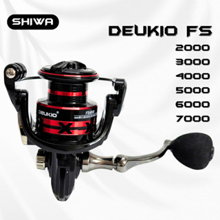 Máy Câu Cá  DEUKIO Giá Rẻ , DEUKIO FS Đủ Size 200/3000/4000/5000/6000/7000 , Máy Câu Cá Full Kim Loại Phụ Kiện Shiwa