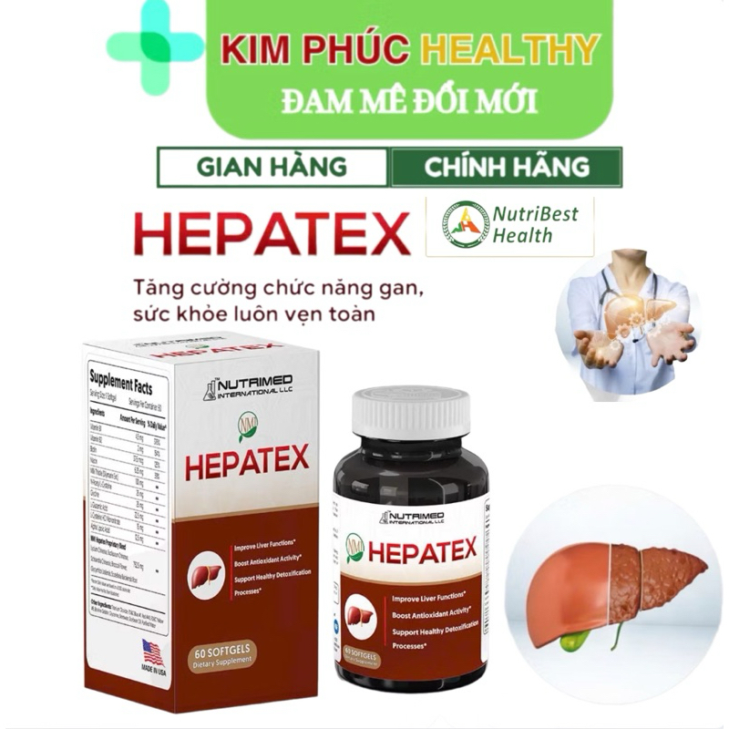 Thực phẩm hỗ trợ tăng cường chức năng gan NMI – HEPATEX