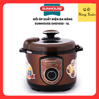 Nồi áp suất điện đa năng SUNHOUSE SHD1550 / SHD1552 - 900W, Dung tích 5L, Bảo Hành Chính Hãng