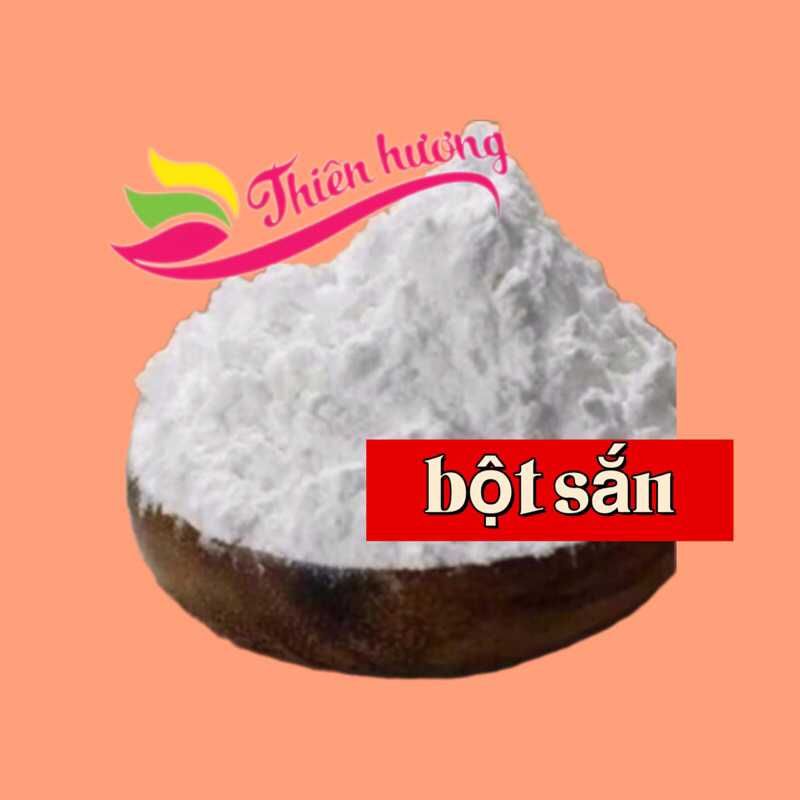 [ 1kg tinh bột sắn] làm bánh Xu Xê, bánh da lợn, bánh bột lọc... là chất tạo dai và trong khi chế biến thực phẩm