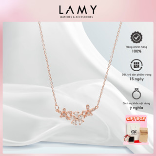 Dây chuyền bạc nữ CDE Plum Flower Necklace Rose Gold CDE6396RG - Dây chuyền nữ cao cấp