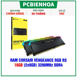 RAM CORSAIR VENGEANCE RGB RS 16GB (2X8GB) 3200MHZ DDR4 C16 (CMG16GX4M2E3200C16)