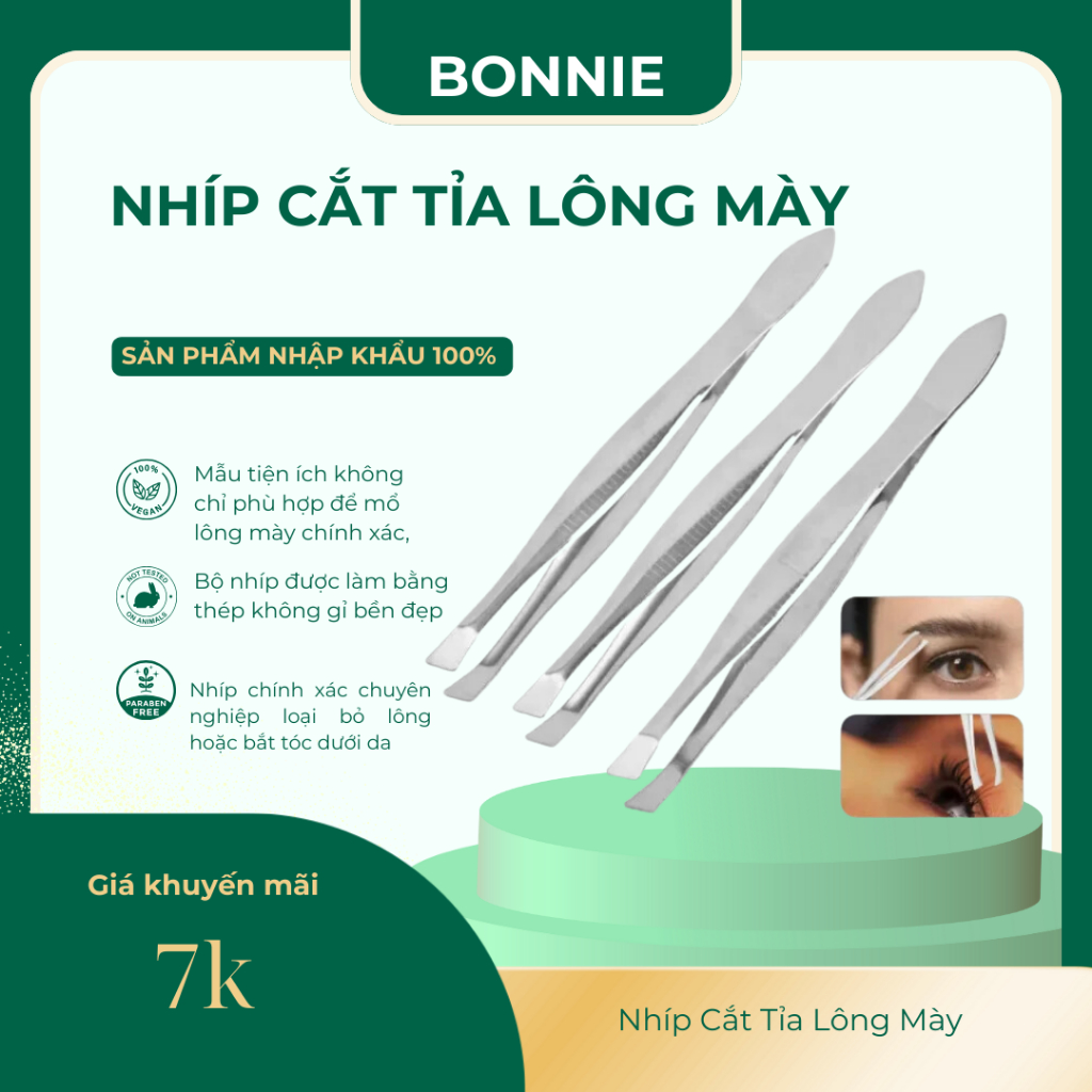 Nhíp Cắt Tỉa Lông Mày