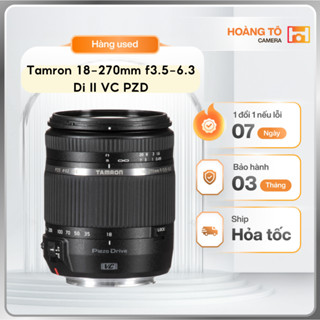 Ống kính Tamron 18-270mm f/3.5-6.3 Di II VC PZD cũ khá (For Canon/Nikon)