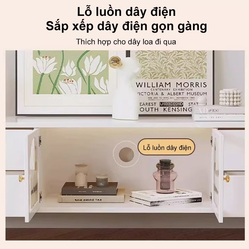 MY Bộ Tủ kệ tivi và bàn trà sofa đẹp có ngăn kéo phong cách hiện đại sang trọng, chống nước | BigBuy360 - bigbuy360.vn