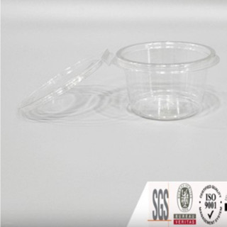 Hũ sốt nắp gài liền 4oz, Hủ đựng nước chấm, panda cotta, hũ nhựa pet trong 4oz nắp liền