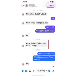 sản phẩm amis thái — lem lép hạt trên lúa