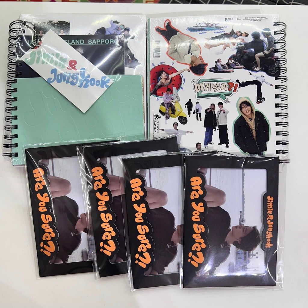 Photobook BTS JIMiN & JUNGKOOK [ ARE YOU SURE ? ]