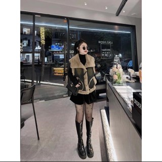 Áo Gile Bò Viền Lông Có Lót Lông Bên Trong Hàng mặc siêu xinh hot hòn họt chuyên để mặc đi tiệc hot 2024 G6