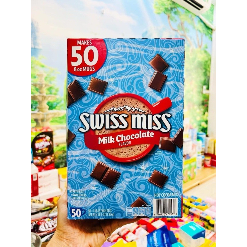 Bột cacao sữa Swiss miss(50 gói)🇺🇸🇺🇸🇺🇸