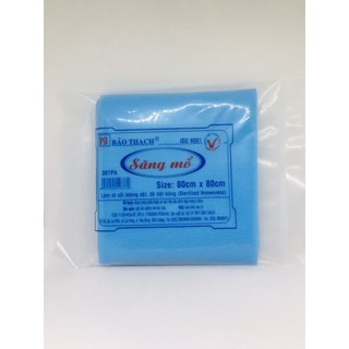 Săng Mổ Vải Tiệt Trùng Bảo Thạch 80x80Cm