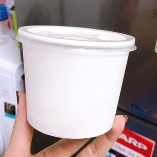 100 Tô giấy 300ml đựng canh - súp - chè