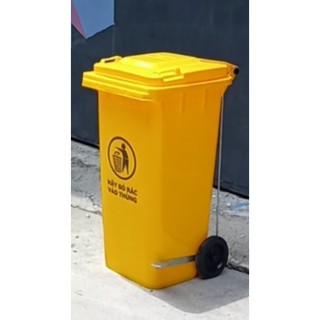 THÙNG RÁC CÔNG CỘNG ĐẠP CHÂN 240L