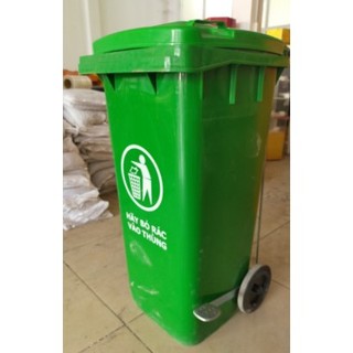 THÙNG RÁC CÔNG CỘNG ĐẠP CHÂN 240L