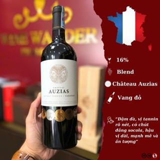 Rượu Vang Đỏ Red Wine Rượu Vang Pháp Château Auzias Paretlongue Instinct Terrien 16% 750ml